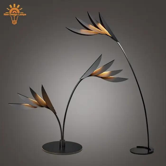 Lampe autoportante en forme de cuir chevelu flamant rose, design nordique, luminaire décoratif d'int