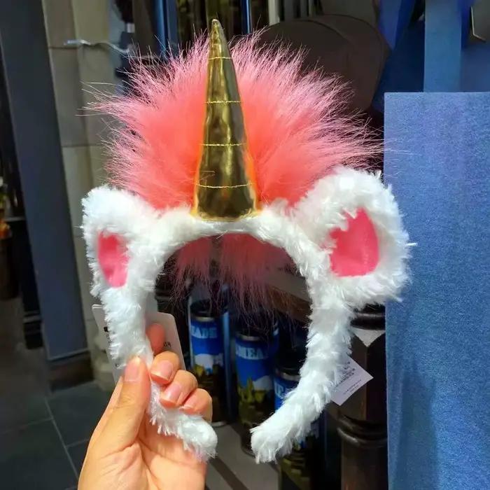 Poupée en peluche licorne originale Universal Studios, un sac à dos coussin/oreiller doux, idéal com