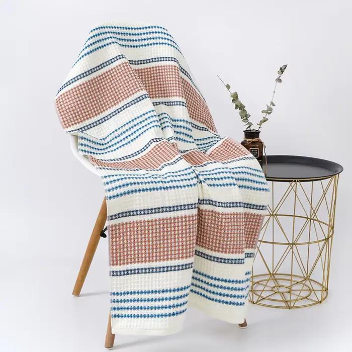 Grande Serviette de Bain en Coton Turc, Accessoire Naturel, Ultra Absorbant, Écologique, pour la Pla