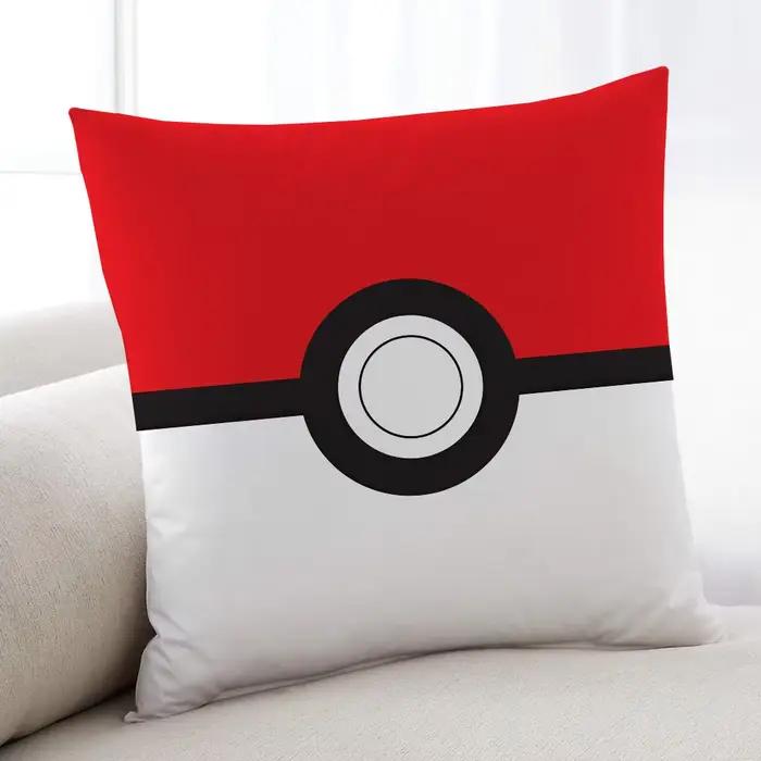 P-Poke B-Ball-ES P-POKEMON-ES Housse de coussin pour la maison, la literie, le canapé, le salon, tai