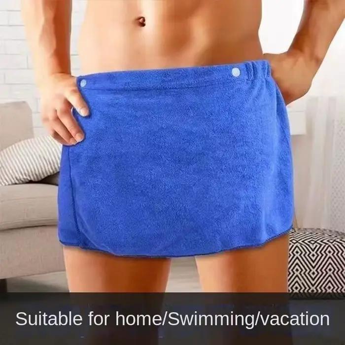Serviette de bain absorbante pour hommes, jupe de plage Sexy, Anti-lumière, peut porter une serviett