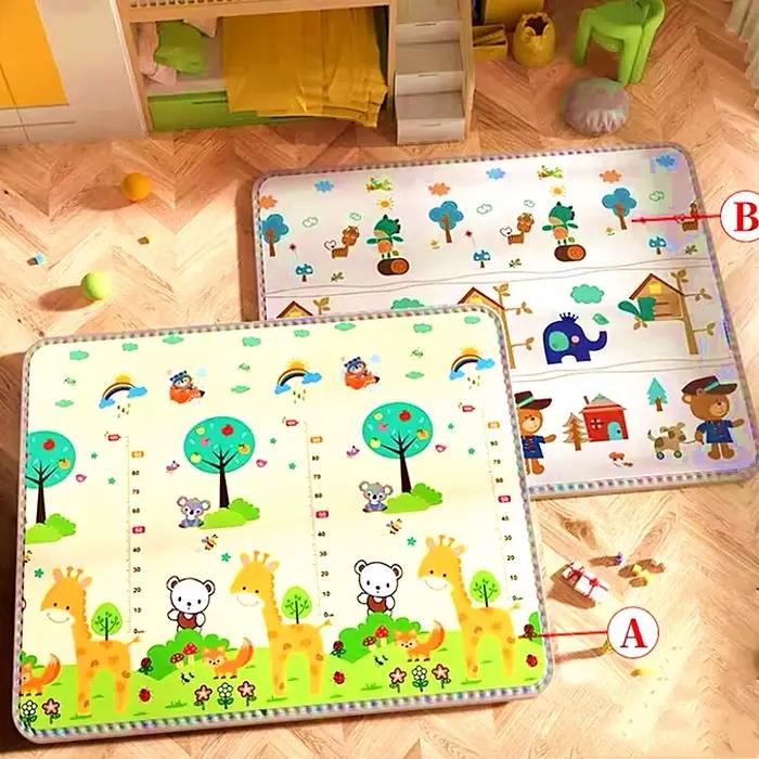 Tapis de jeu pour enfants, tapis de sol non toxique, tapis d'éveil pour bébé, tapis d'activités pour