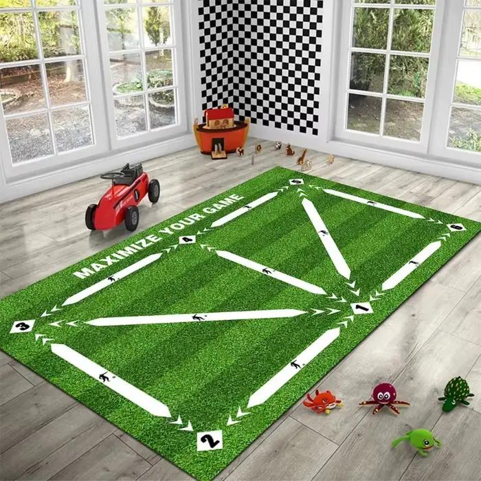Tapis d'entraînement de football, équipement d'entraînement de football, antidérapant, pliable, pour