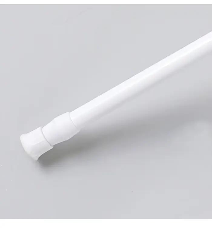 Tige à rideau en métal réglable 30-110cm, poteaux télescopiques extensibles à ressort pour salle de