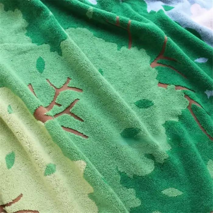 Mignon 100% coton broderie dessin animé serviettes salle de bain petite serviette Batrh pour enfants