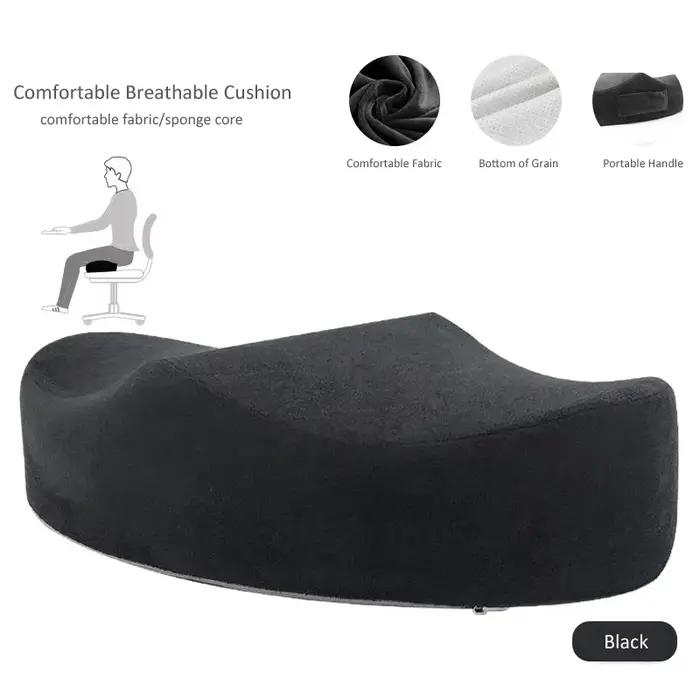 Coussin de chaise à mémoire de forme pour la maison, oreiller de soutien fessier pour le bureau, cou