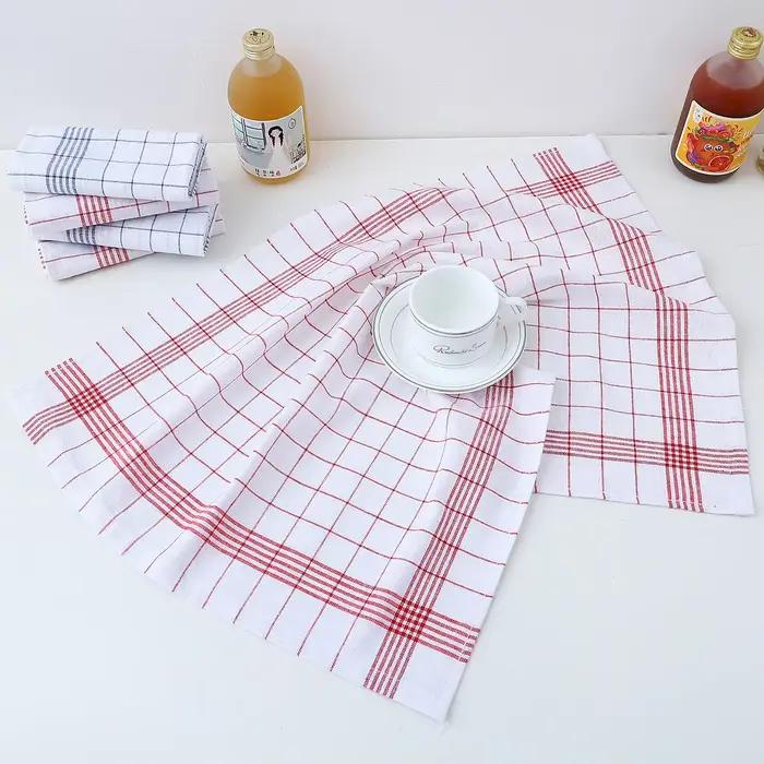 Grande serviette de cuisine en coton 45x62cm, torchon doux, tissu de cuisine Super absorbant, nettoy