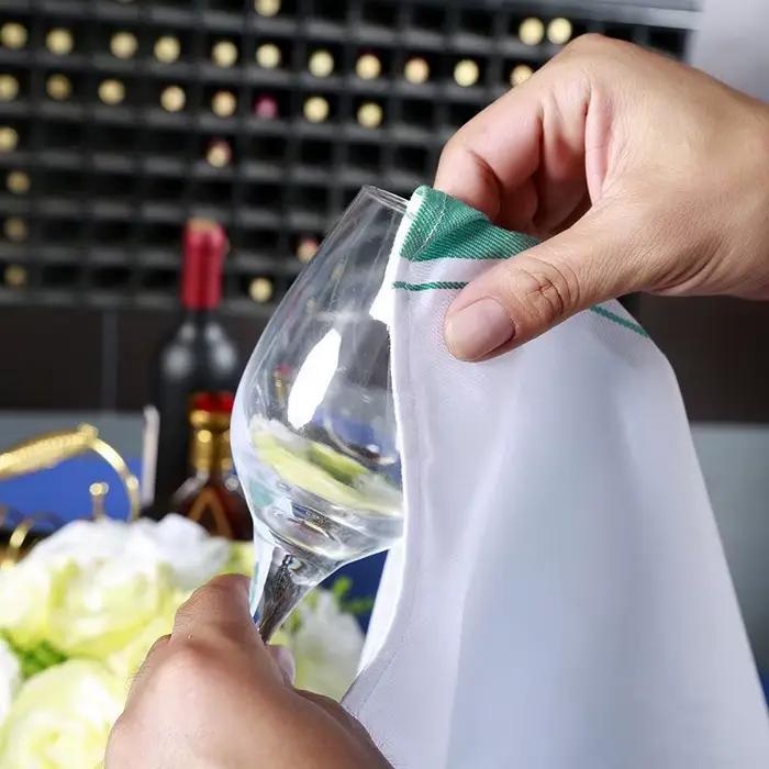 Napperon de serviette de cuisine européen, tapis en tissu de tasse en coton épais pour hôtel, Restau