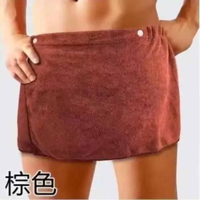 Serviette de bain absorbante pour hommes, jupe de plage Sexy, Anti-lumière, peut porter une serviett