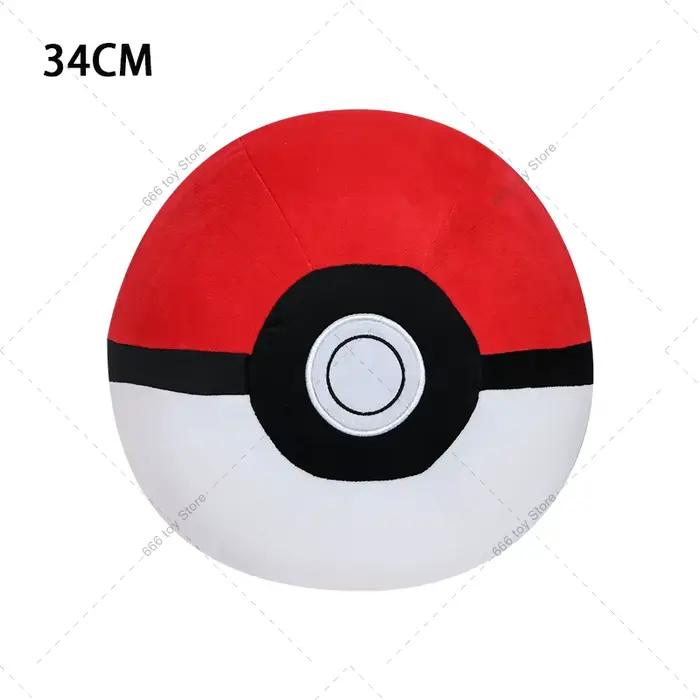 Coussin Pokemon en peluche, 2 Styles, Ultra boule, oreiller, grande taille, jouets en peluche doux,