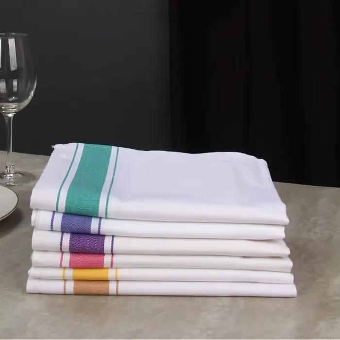 Napperon de serviette de cuisine européen, tapis en tissu de tasse en coton épais pour hôtel, Restau