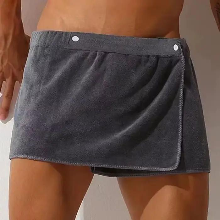Serviette de bain absorbante pour hommes, jupe de plage Sexy, Anti-lumière, peut porter une serviett