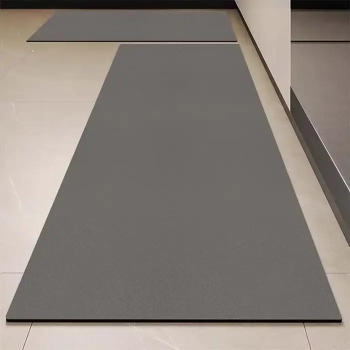 Tapis de cuisine en vinyle imperméable en Pvc, tapis de sol en cuir, décoration de la maison, zone a