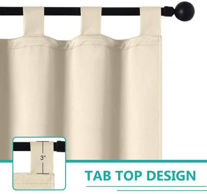 Rideau occultant thermique extérieur Beige Toys, 50 po W x 120 po. L