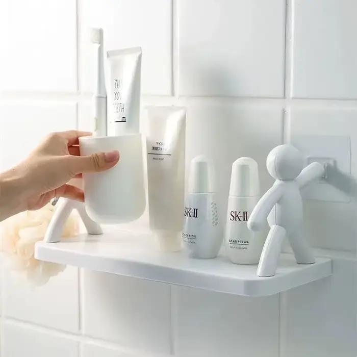 Étagères à shampoing auto-adhésives pour salle de bain