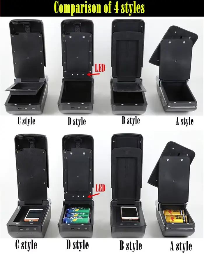 Boîte d'accoudoir pour dacia jogger, boîte de rangement centrale pour accoudoir de voiture, rénovation intérieure, chargement USB, accessoires de voiture