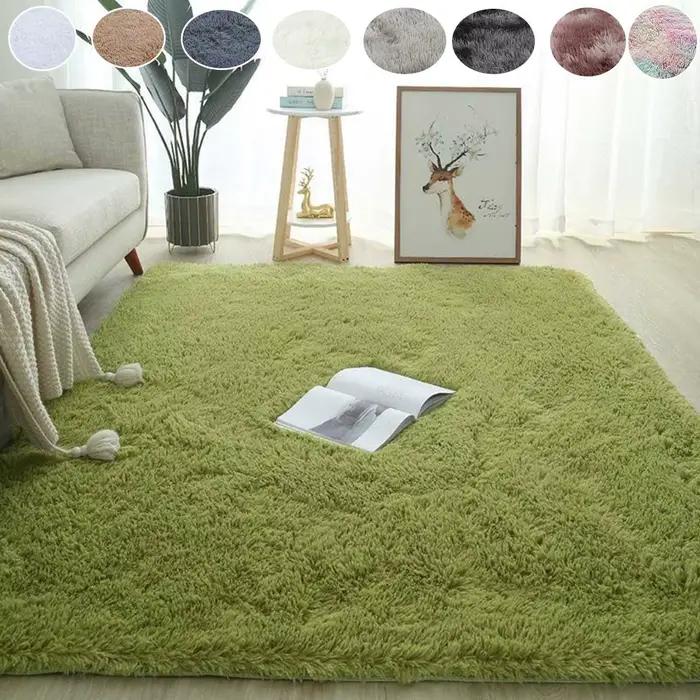 Tapis en peluche pour salon