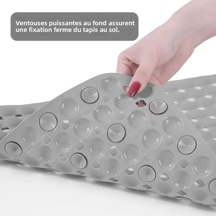 Tapis de bain antidérapant doux et lavable en machine
