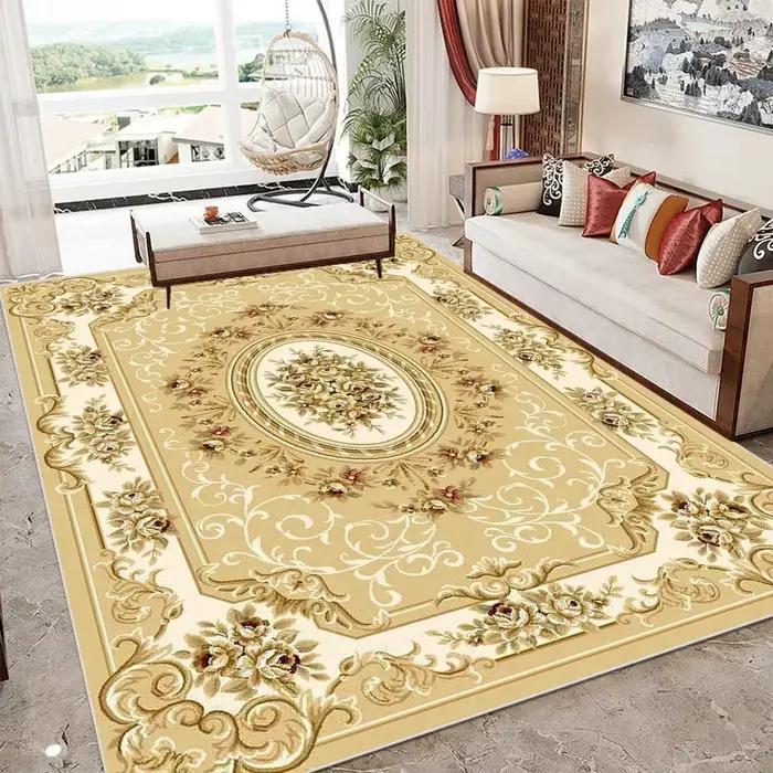 VIKAMA Tapis vintage européen de grande taille