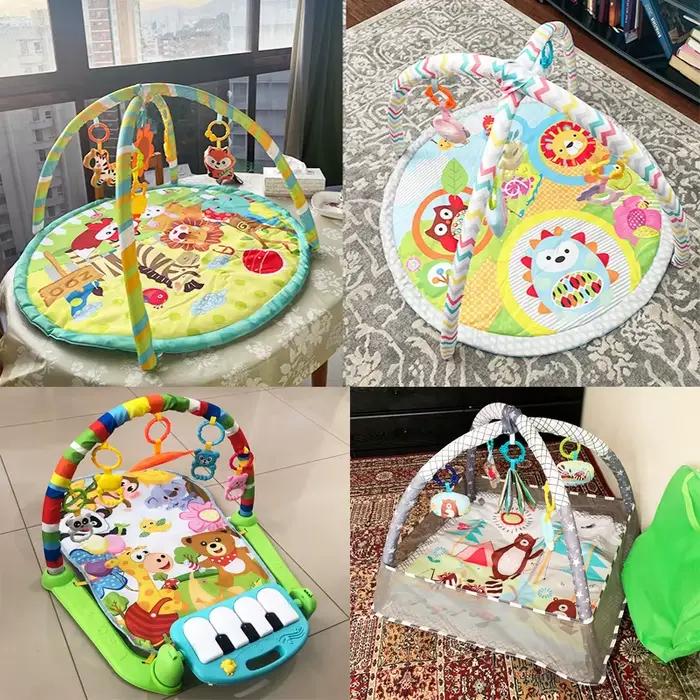 Cadre de Fitness pour bébé, tapis de jeu pour enfants, couverture rampante, tapis de jeu pour nourrissons, cadeau pour enfants, tapis de gymnastique d'activité, jouets pour enfants