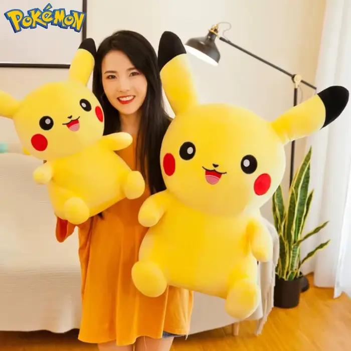 25/30/40/70CM grande taille Pokemon Pikachu peluche dessin animé animaux jouets en peluche Kawaii ornement coussin peluches enfants jouet cadeau