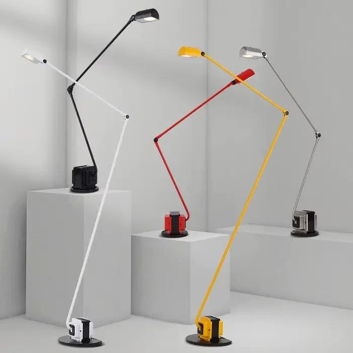 Lampe sur pied de style italien pour salon et chambre à coucher, style simple, lampe de lecture pivotante réglable, décoration intérieure, éclairage intérieur