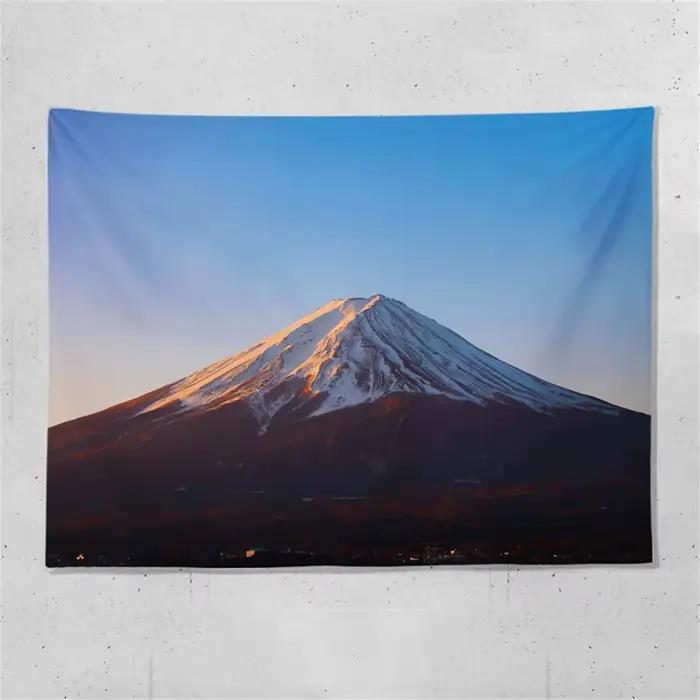 VIKAMA Tapisserie panoramique en forme de tulipe pour salon et chambre à coucher, décoration murale chaleureuse et curative, atmosphère inspirée de Instagram