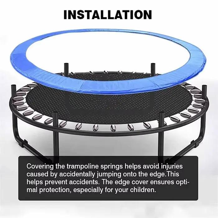 Tapis de Protection pour Trampoline, 6/8/10 pieds, coussin de sécurité pour Trampoline, ressort rond, housse de Protection résistante à l'eau, accessoires de Sport à domicile