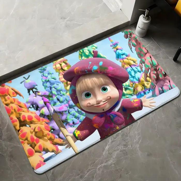 Tapis de sol en flanelle m-masha et l'ours