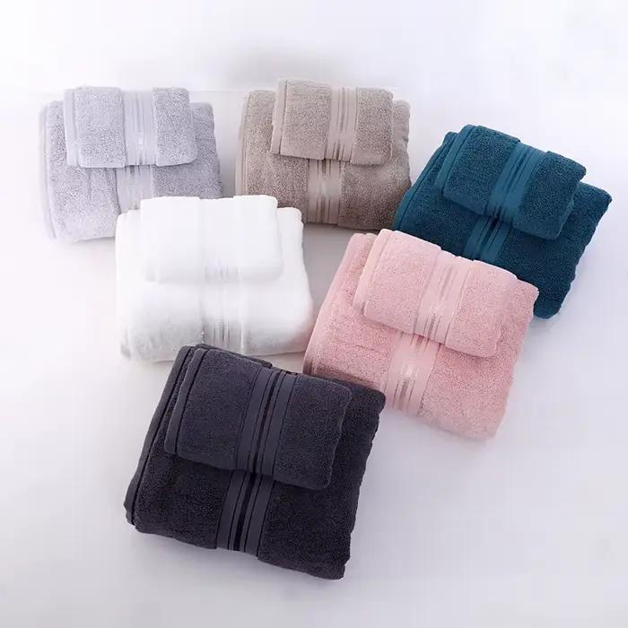 Ensemble de serviettes en coton égyptien épaissi