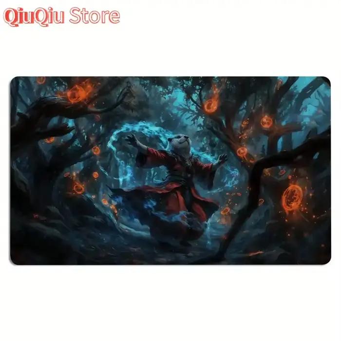 Tapis de jeu The Magic Gathering, mème drôle, MTG TCG, pour bureau, jeu de travail, Mini PC portable, mignon, Carpe