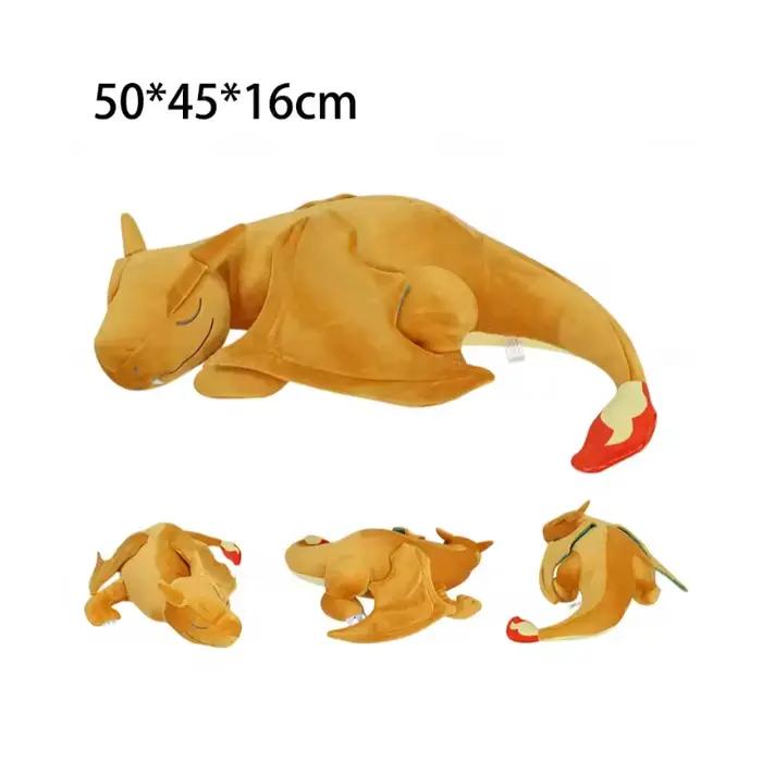 Peluche Pokémon Anime Garchomp Charizard Mew Psyduck Snorlax Dragonite, Coussin de Canapé Géant pour Enfants