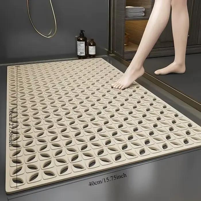 Tapis de bain imperméable et facile à nettoyer