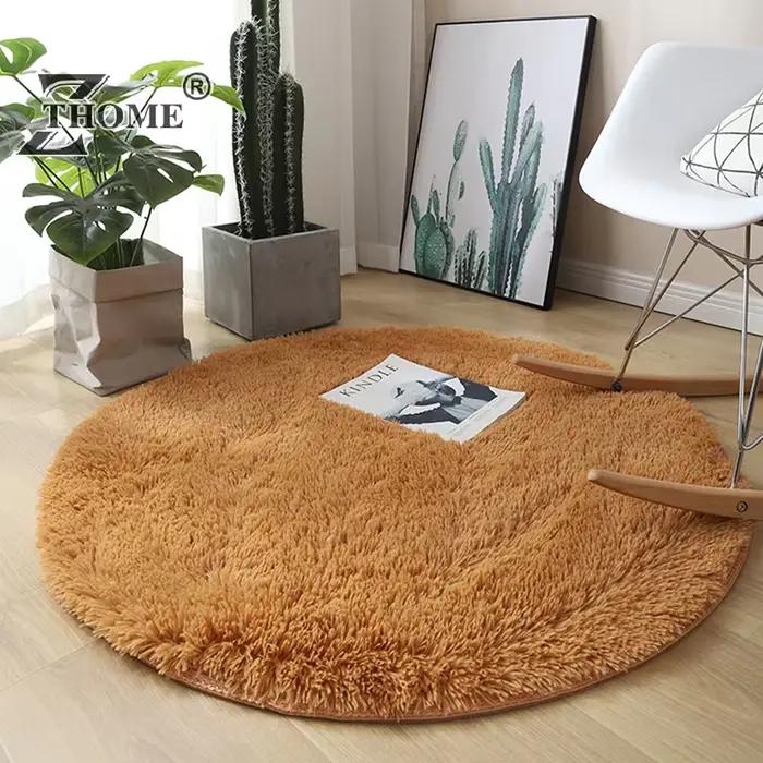 Tapis moelleux en laine lea pour salon