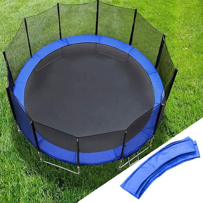 Coussin de sécurité pour trampoline, couverture de bord de remplacement, tapis de protection rond imperméable, durable et longue durée pour l'utilisation d'un trampoline