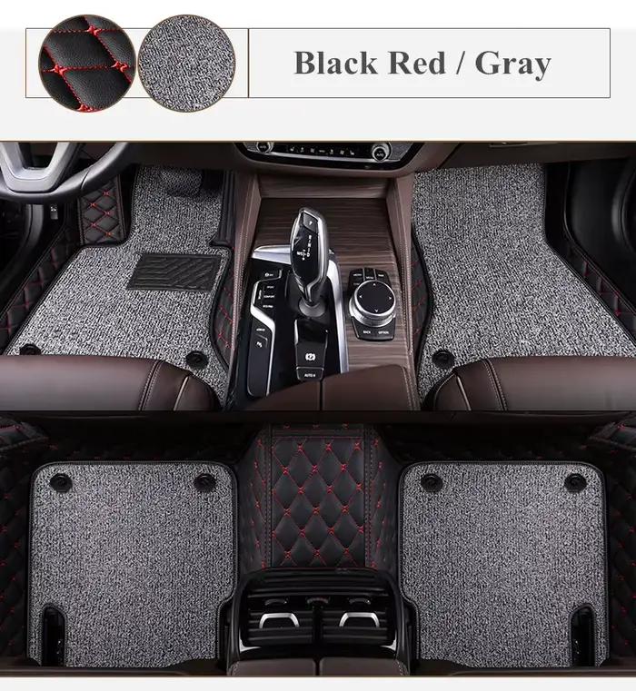 Tapis de sol de voiture sur mesure pour Toyota Land Cruiser 300 2026-2022, 5 places, tapis de bonne qualité, double couche, pour LC300 2025