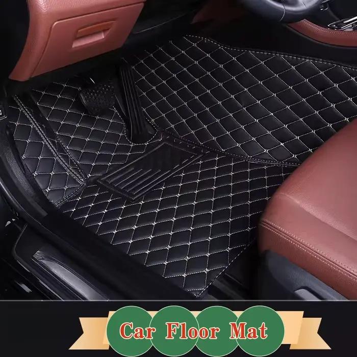 Pour Peugeot 2008 2014-2019 3008 4008 2017-2023 Tapis de sol de voiture personnalisé avec couleur de raccordement Accessoires intérieurs de voiture