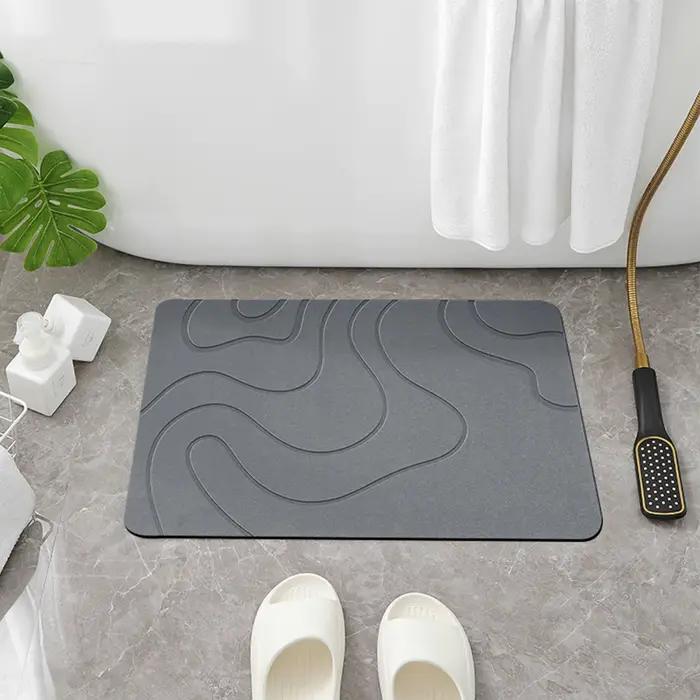 Tapis de bain intérieur en pierre de diatomite