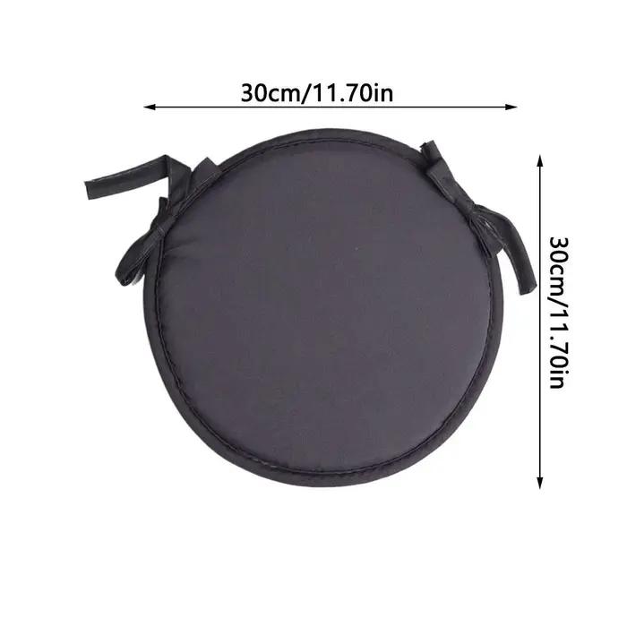 Coussin de chaise rond couleur bonbon, coussins de siège avec cordon de serrage pour jardin, Patio, cuisine, bureau, 30x30CM