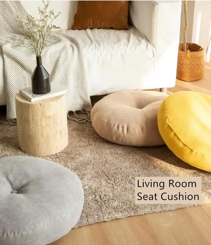 Coussin de sol épais pour méditation