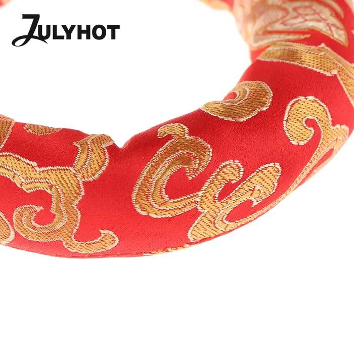 Coussin en soie rouge 8/10/12CM