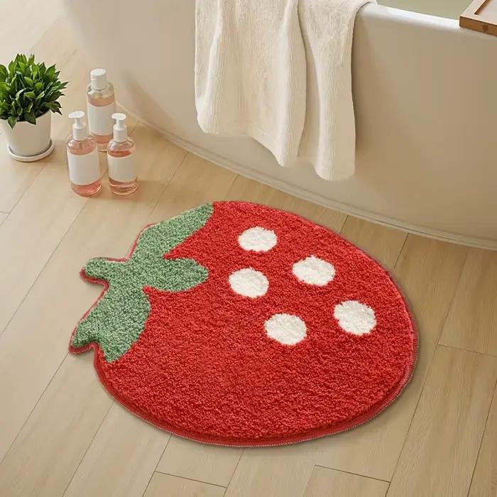 VIKAMA Tapis à motif courbé en forme de fraise