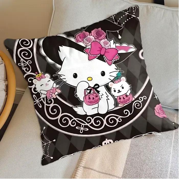 Coussins décoratifs Kawaii C-Charmmy kittyes pour canapé, articles de décoration de chambre, cadeaux personnalisés, décoration de la maison