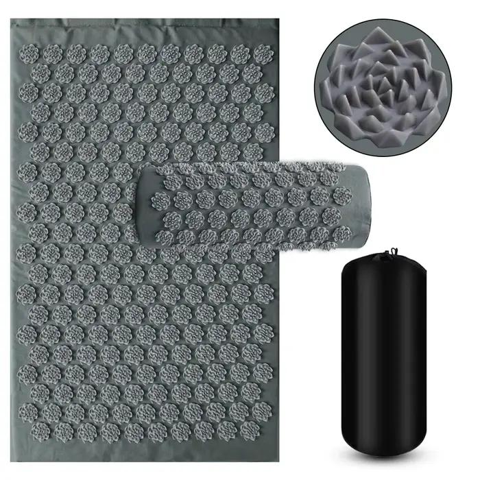 Shipetrol-Coussin de massage à pointes en polymères d'acupression, applicateur de Kuznetsov, coussin de fitness sportif, oreiller masseur, yoga, exercice de Pilates