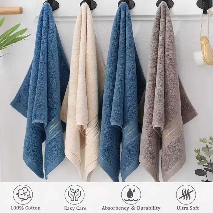 Ensemble de serviettes en coton égyptien épaissi