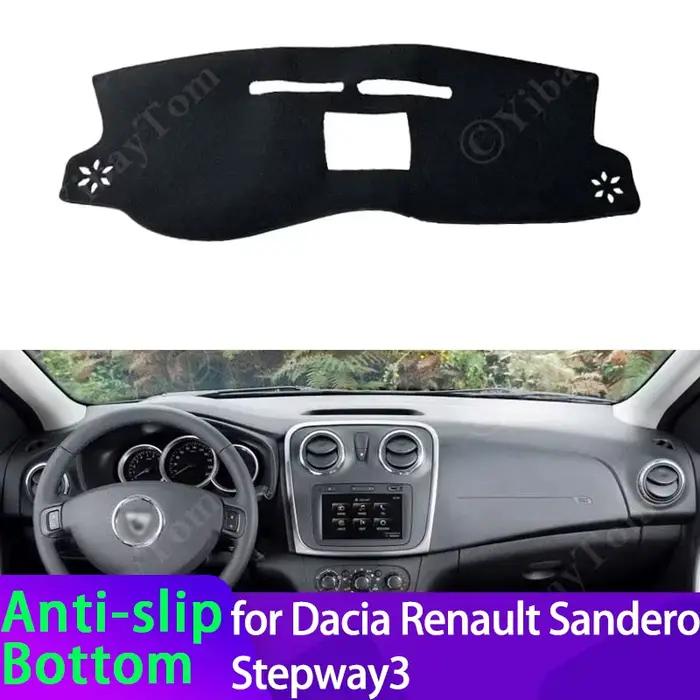 Pour Dacia Renault Sandero Stepway II 2 RS 2013 -2020 accessoires couverture de tableau de bord tapis tapis tapis pare-soleil Cape coussin