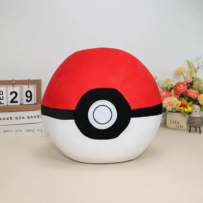 Coussin en peluche Pokemon grande taille, Ultra Ball Master Ball, oreiller Pokeball, poche, poupée monstre, chambre à coucher