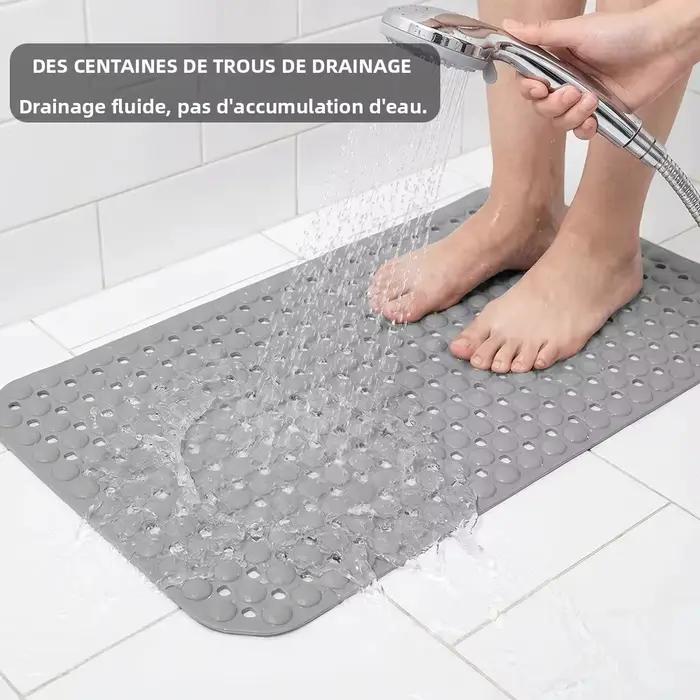 Tapis de bain antidérapant doux et lavable en machine