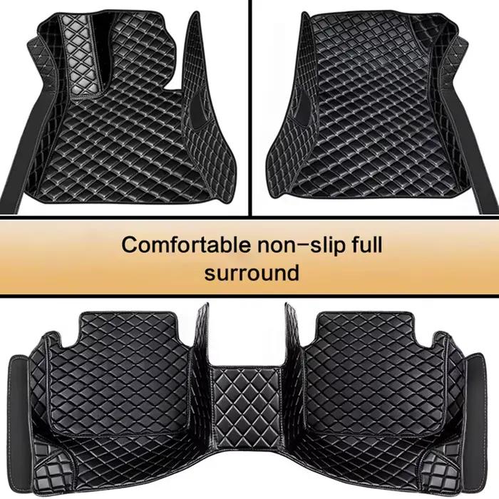 Pour Peugeot 2008 2014-2019 3008 4008 2017-2023 Tapis de sol de voiture personnalisé avec couleur de raccordement Accessoires intérieurs de voiture