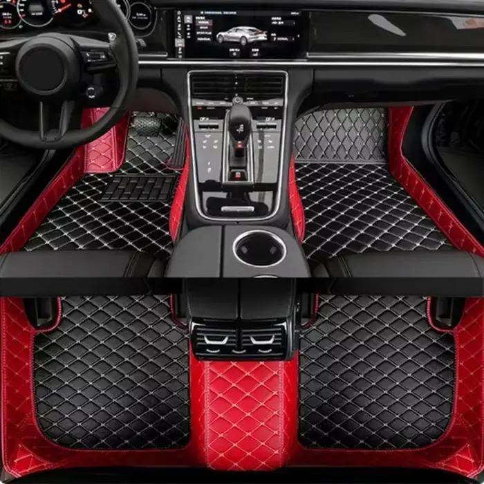 Tapis de sol de voiture couleur d'épissure, pour Peugeot 307 2004-2013 307 SW 308 CC 2009-2019 308 SW 2007-2019, accessoires d'intérieur de voiture